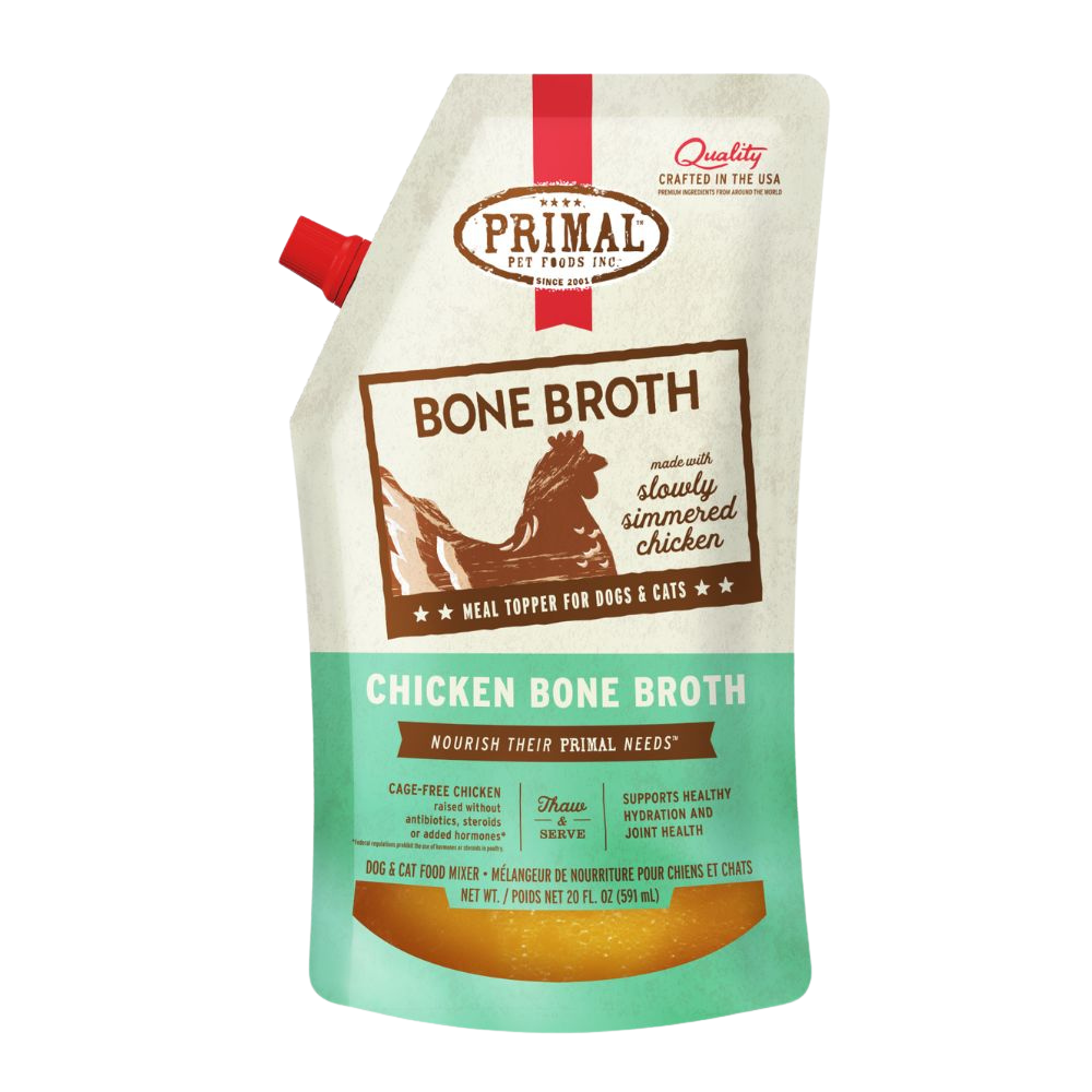 Gift guide for cat foodies - Primal Bone Broth - Chicken