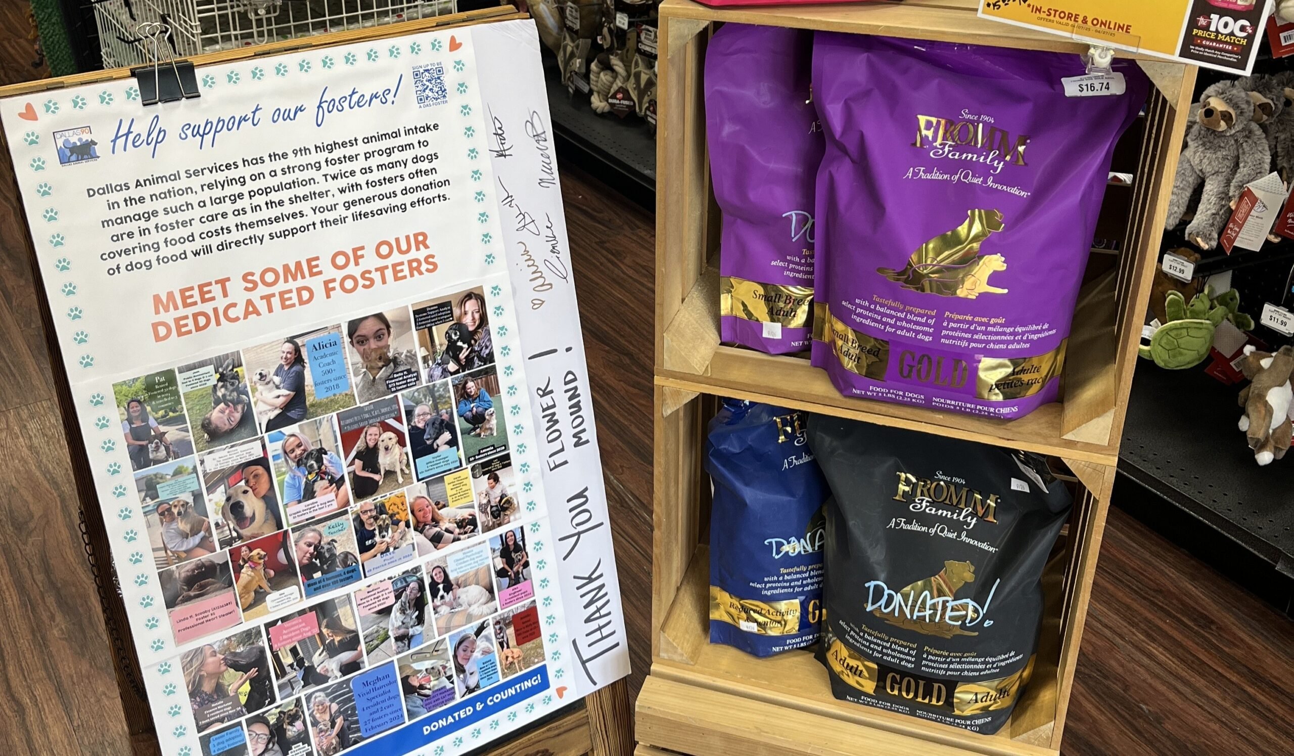 Read more about the article Feeding Frenzy: Hollywood Feed Teams Host Food Drive For Dallas Animal Services