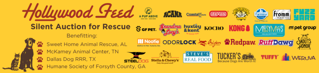 Silent Auction for Rescues Sponsors